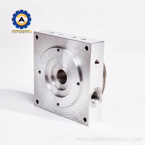 Hydraulic oil circuit block valve